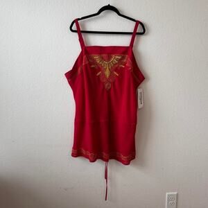 Vintage red blouse